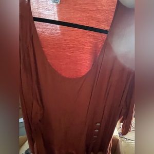 Breathable top plus size